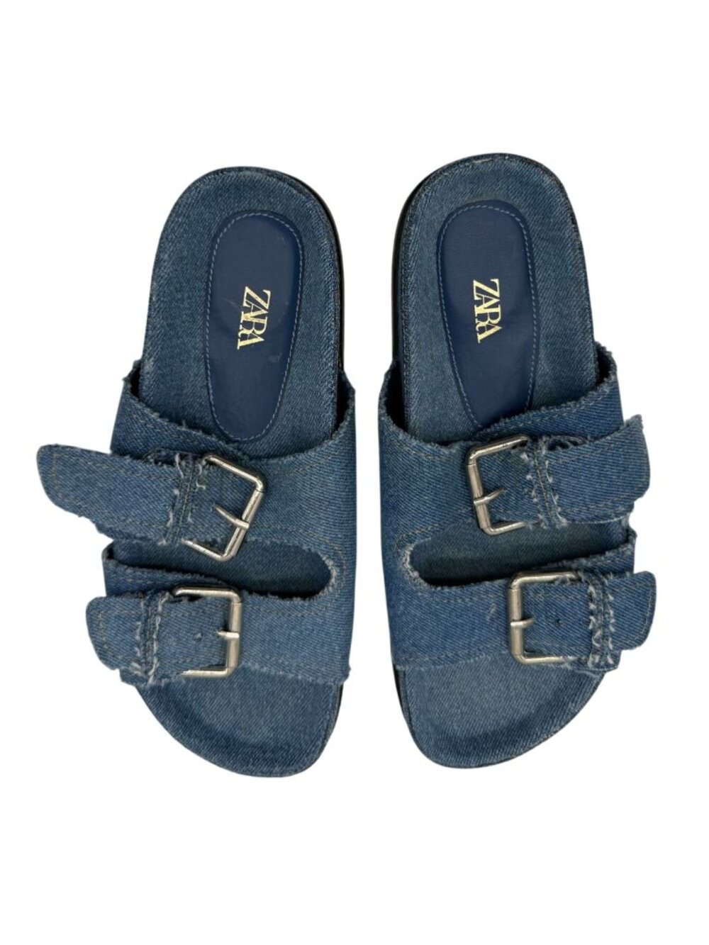 Zara Denim Sandals NWOT - Size 36/6 - Picture 5 of 6